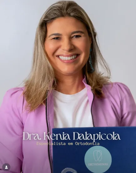 Dra. Kenia Dalapicola, especialista em Ortodontia na Orthominas